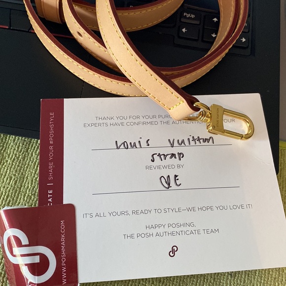 Authentic LV Speedy bandouliere vachetta strap - Picture 4 of 5